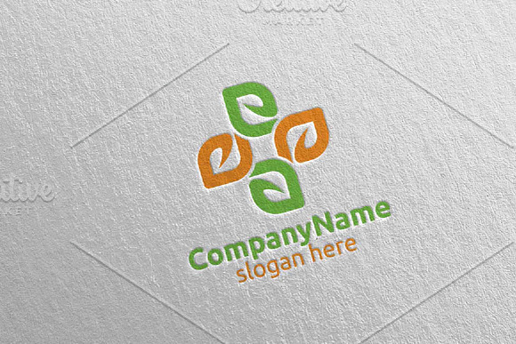 Natural Cross Medical Hospital Logo in Logo Templates - product preview 3