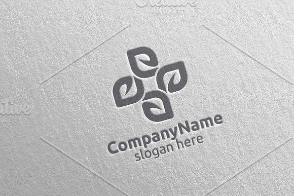 Natural Cross Medical Hospital Logo in Logo Templates - product preview 4