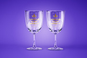 Water and Cocktail Glass Mockup Set
