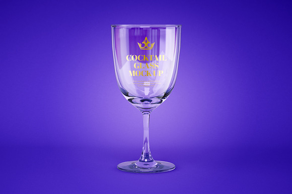 Water and Cocktail Glass Mockup Set in Product Mockups - product preview 5