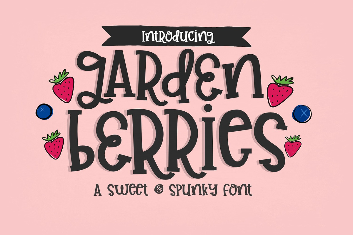 Garden Berries Handwritten Font in Display Fonts - product preview 8