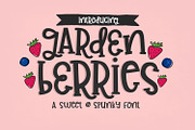 Garden Berries Handwritten Font