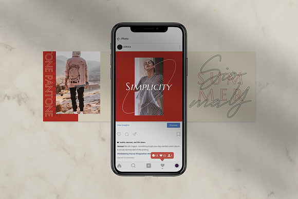 Redfolk Puzzle Instagram Feed in Instagram Templates - product preview 3