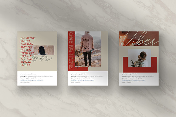 Redfolk Puzzle Instagram Feed in Instagram Templates - product preview 6
