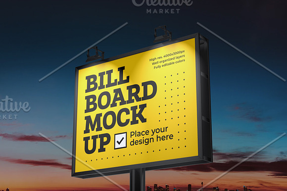 Billboard Mockup Set in Print Mockups - product preview 1