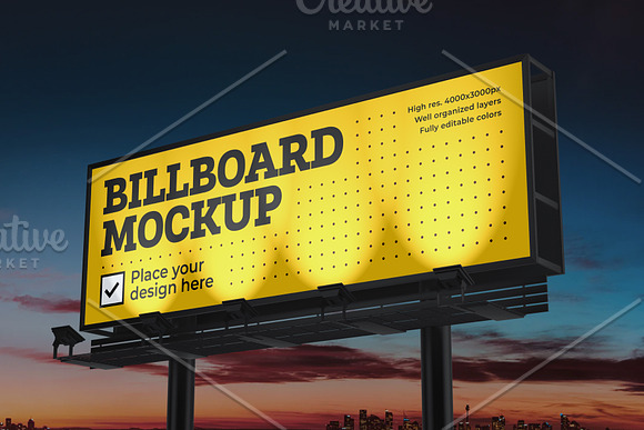 Billboard Mockup Set in Print Mockups - product preview 3