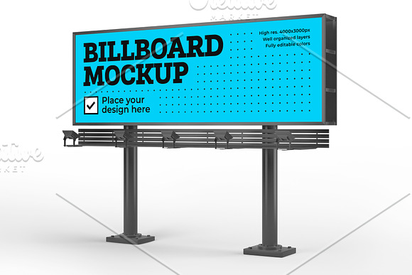 Billboard Mockup Set in Print Mockups - product preview 4