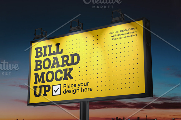 Billboard Mockup Set in Print Mockups - product preview 5
