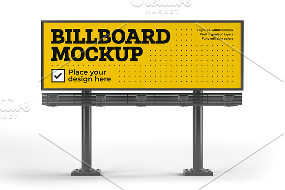Billboard Mockup Set in Print Mockups - product preview 7