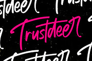 Trustdeer Handbrush Font