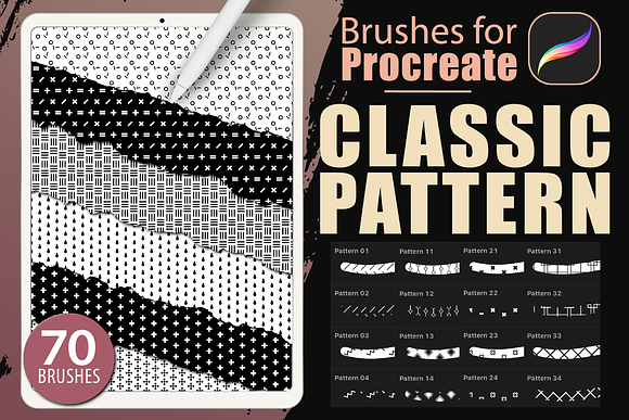 Procreate - Classic Seamless Pattern in Add-Ons - product preview 8