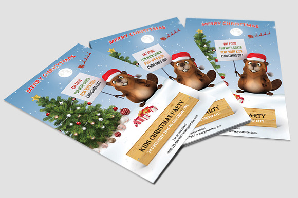 Christmas Invitation-V132 in Flyer Templates - product preview 1