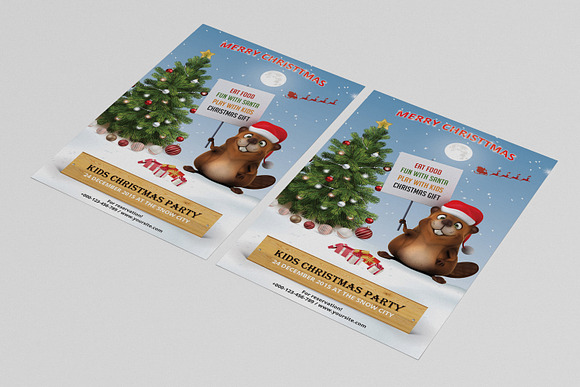 Christmas Invitation-V132 in Flyer Templates - product preview 3