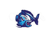 Fish Mascot or Esport Logo