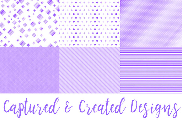 22 Cheerful Purple Patterned Papers in Patterns - product preview 2