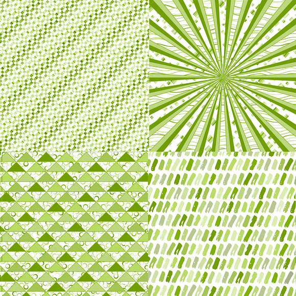 22 Cheerful Green  Patterned Papers in Objects - product preview 4
