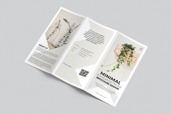 Minimal TriFold Brochure in Brochure Templates - product preview 6