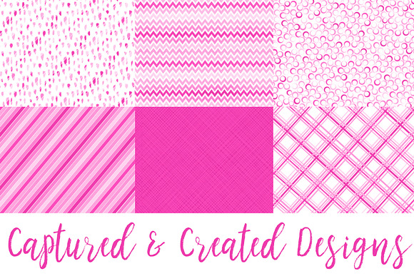 22 Cheerful Pink Patterned Papers in Patterns - product preview 1