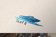 Surf It Logo Template