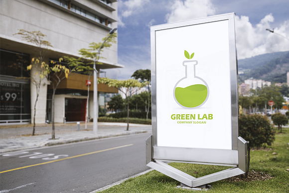 Green Lab Logo in Logo Templates - product preview 1