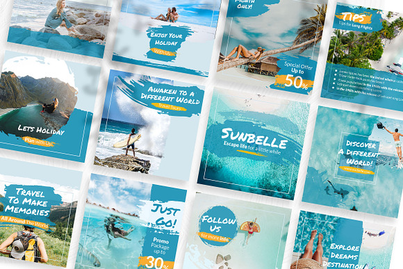 Sunbelle Instagram Template in Instagram Templates - product preview 1