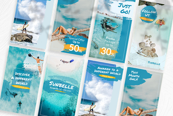 Sunbelle Instagram Template in Instagram Templates - product preview 5