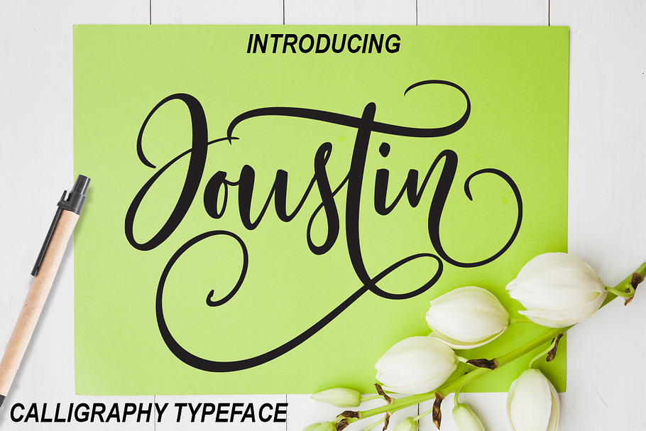 Joustin in Script Fonts - product preview 8