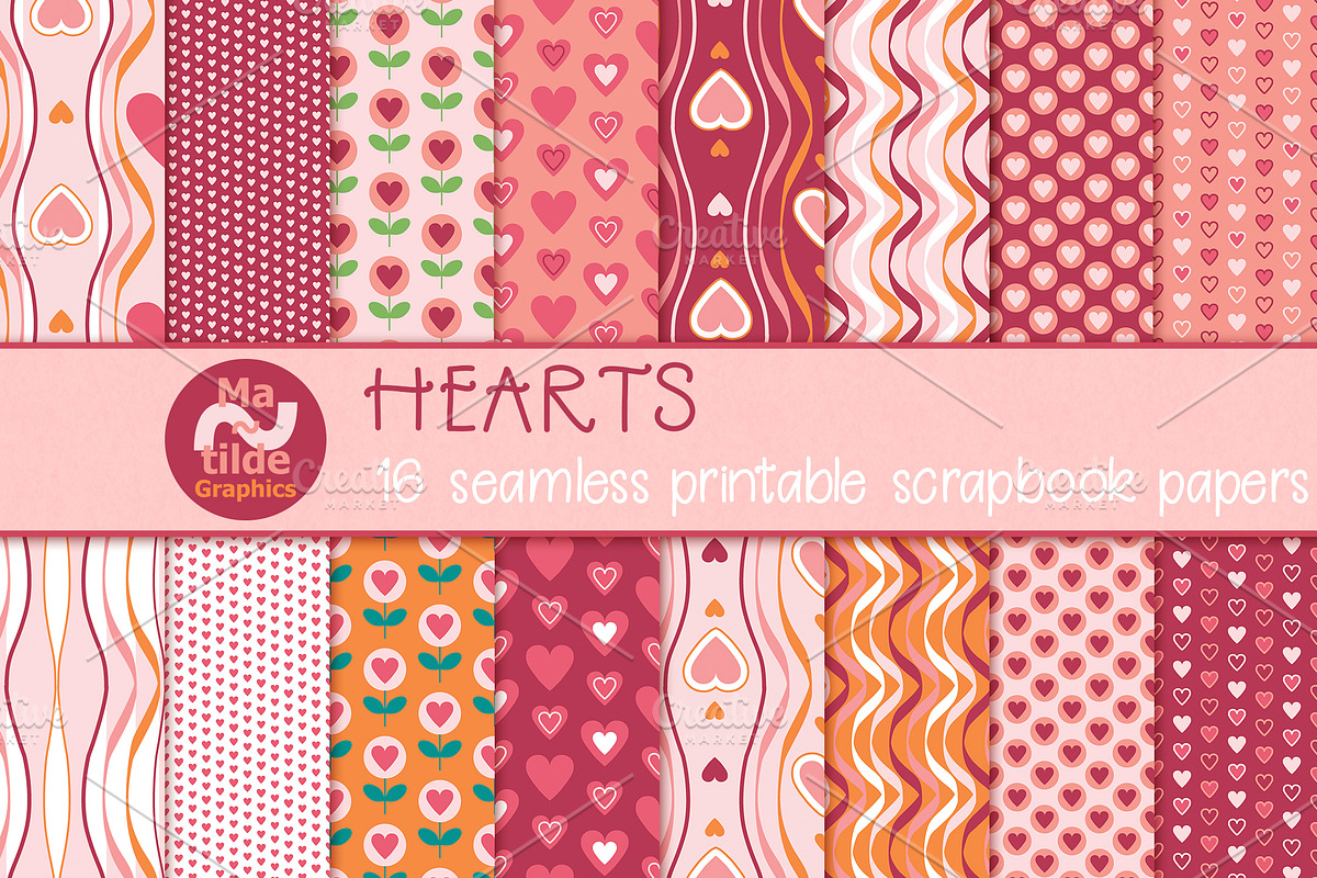 Hearts in Patterns - product preview 8