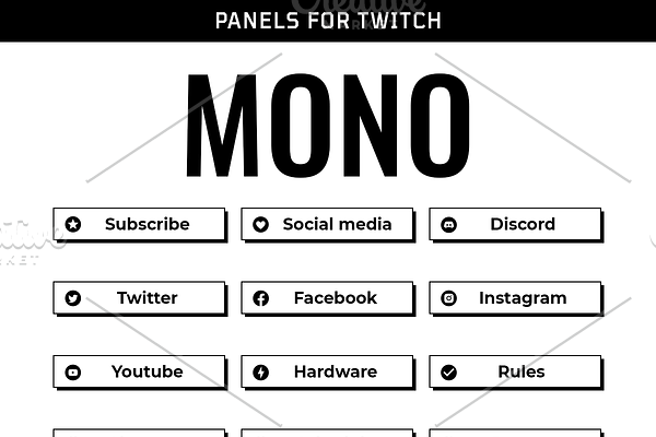 MONO - Panels for Twitch