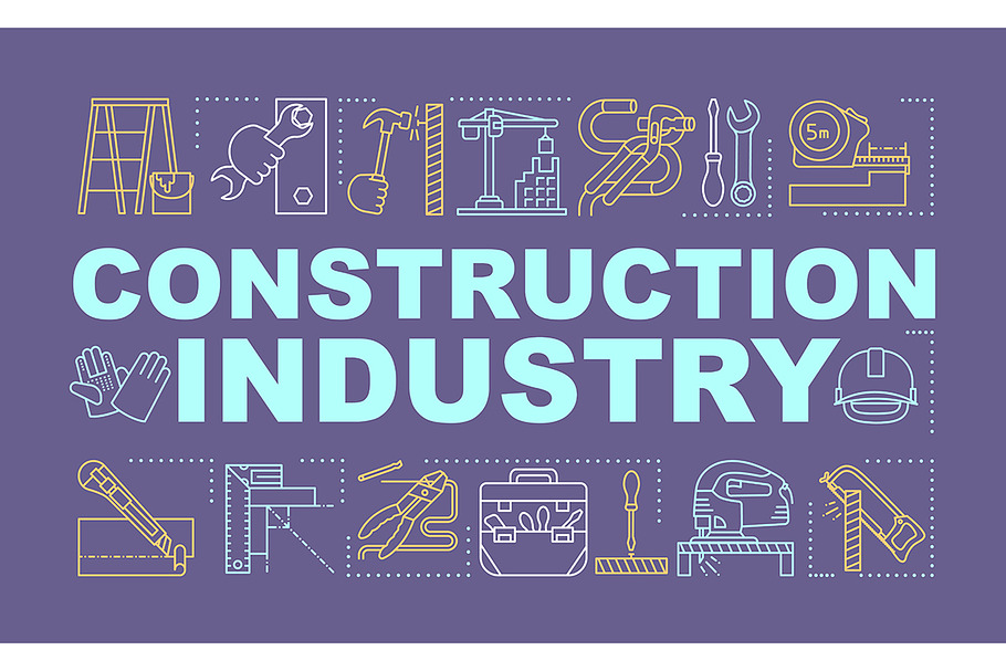 Construction industry banner in Icons - product preview 8