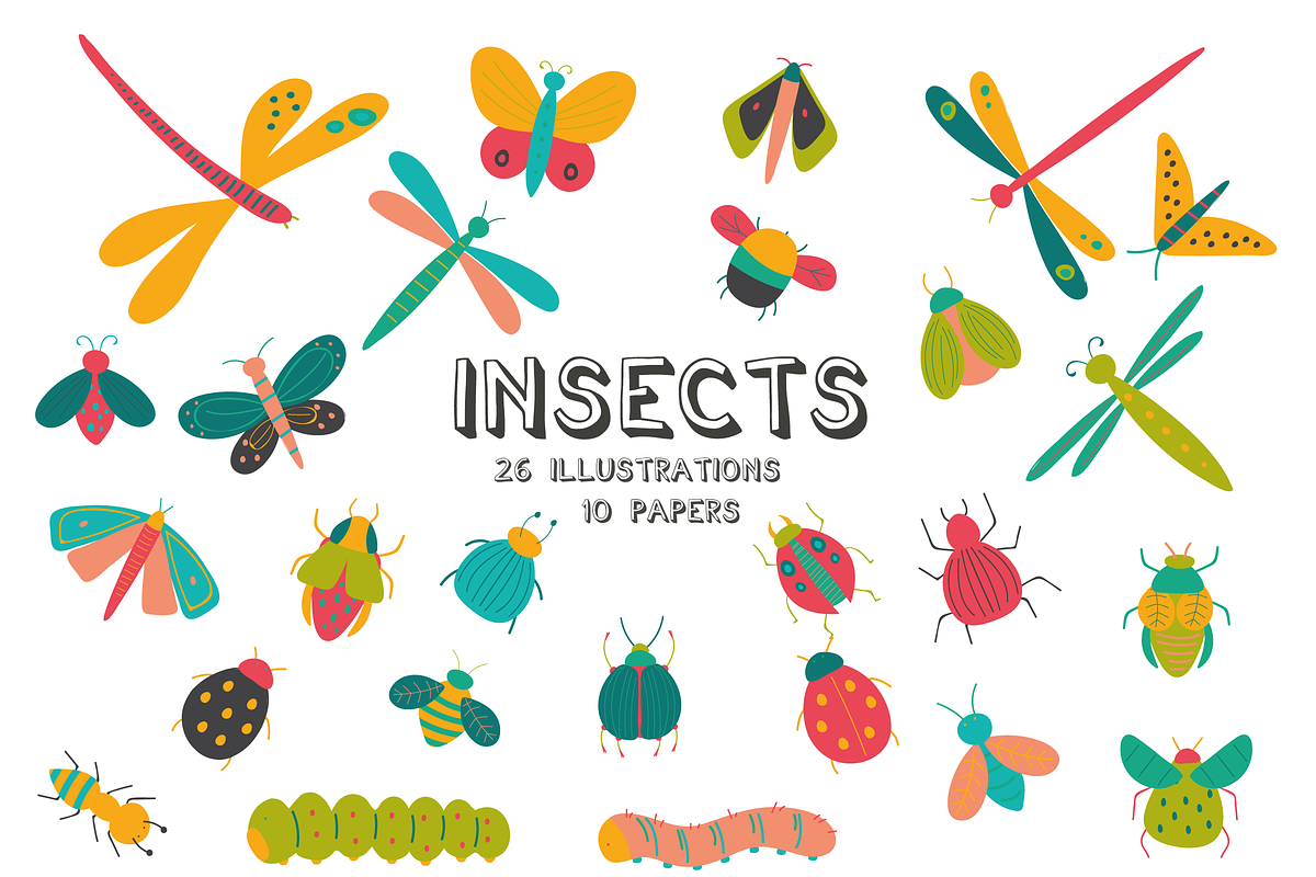Insects pack in Objects - product preview 8