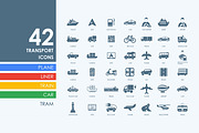 42 transport icons