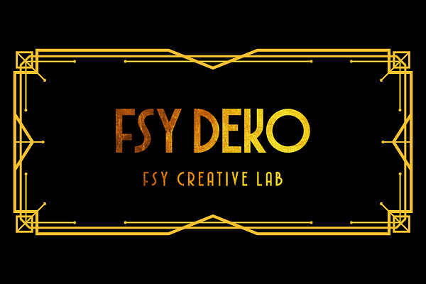 FSY DEKO | Vintage Typeface