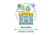 Recreation concept icon