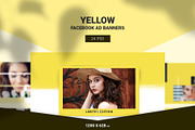Yellow Facebook Ads Banners