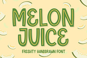 Melon Juice - Freshty Font