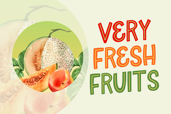 Melon Juice - Freshty Font in Display Fonts - product preview 1