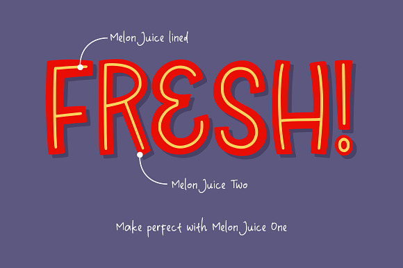 Melon Juice - Freshty Font in Display Fonts - product preview 4
