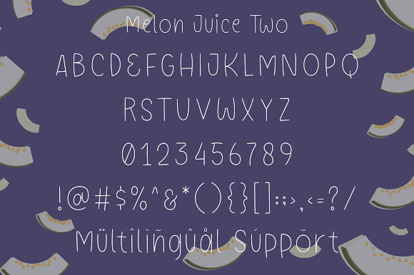 Melon Juice - Freshty Font in Display Fonts - product preview 6