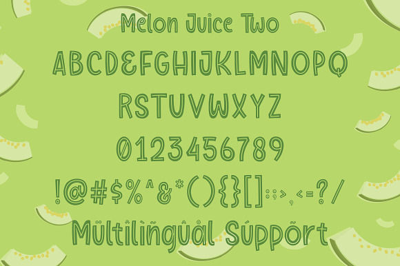 Melon Juice - Freshty Font in Display Fonts - product preview 7