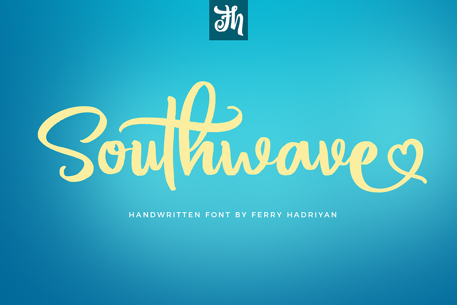 Southwave - Handwritten Font in Script Fonts - product preview 8