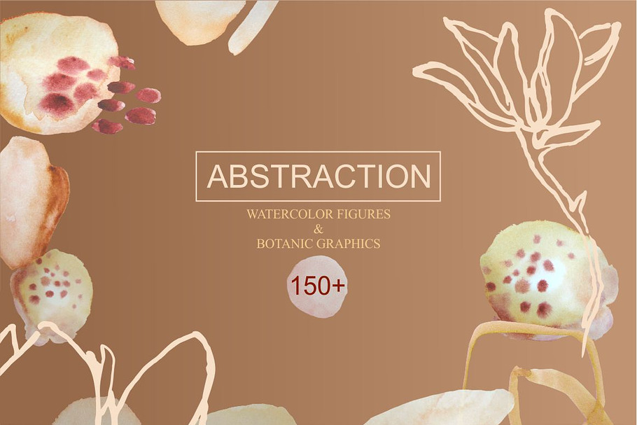 ABSTRACTION WATERCOLOR in Objects - product preview 8