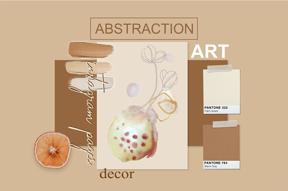 ABSTRACTION WATERCOLOR in Objects - product preview 1