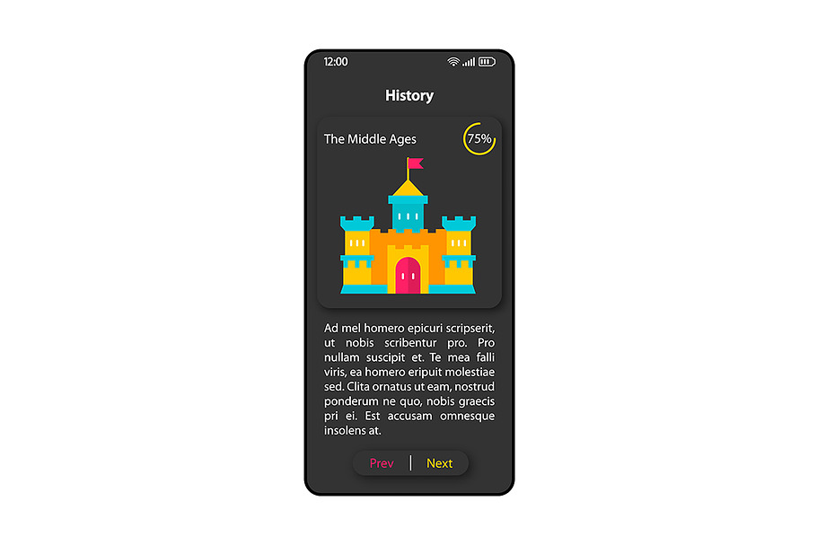 Learning history interface in Mobile & Web Mockups - product preview 8