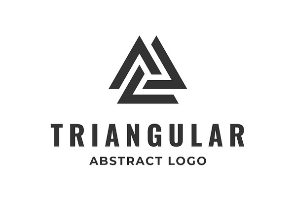 Triangle Logo Abstract Finance Icon
