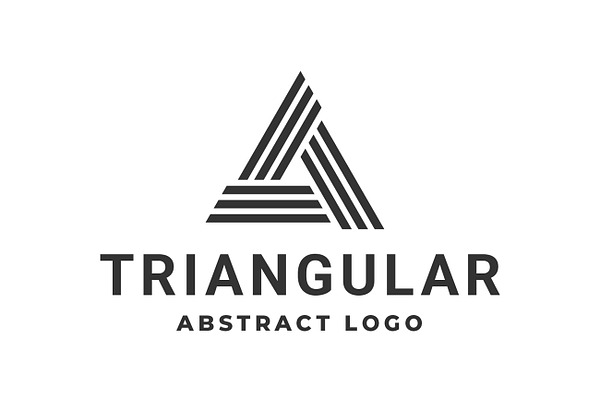 Triangle Logo Abstract Finance