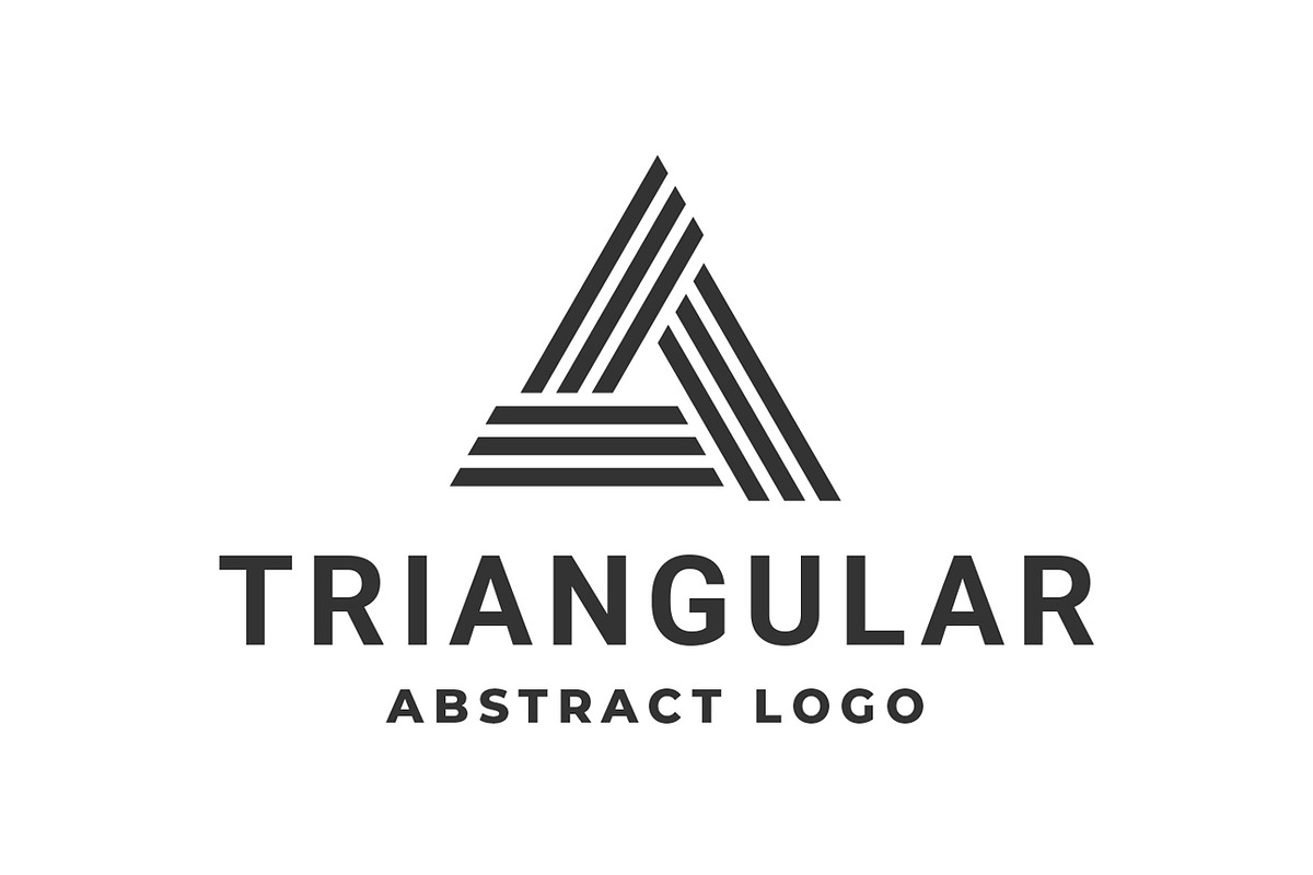 Triangle Logo Abstract Finance in Logo Templates - product preview 8
