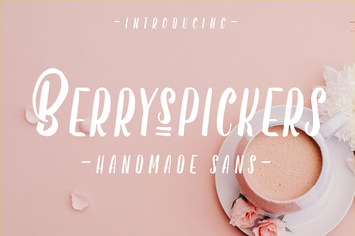 Berryspickers Handmade Sans in Sans-Serif Fonts - product preview 8