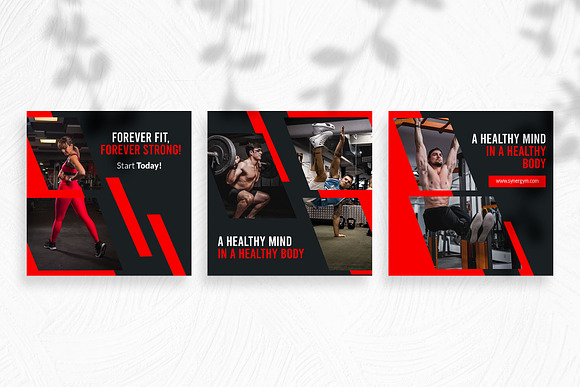 Synergym Instagram Template in Instagram Templates - product preview 8