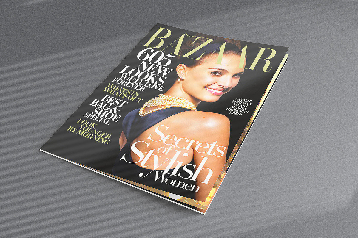 Portrait Magazine Covers mockup in Print Mockups - product preview 8